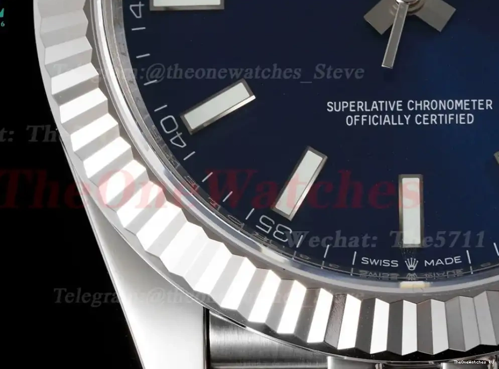 SS Datejust 126334 Blue Jub Flt VSF 904L SS VS3235 41mm Stk 0526
